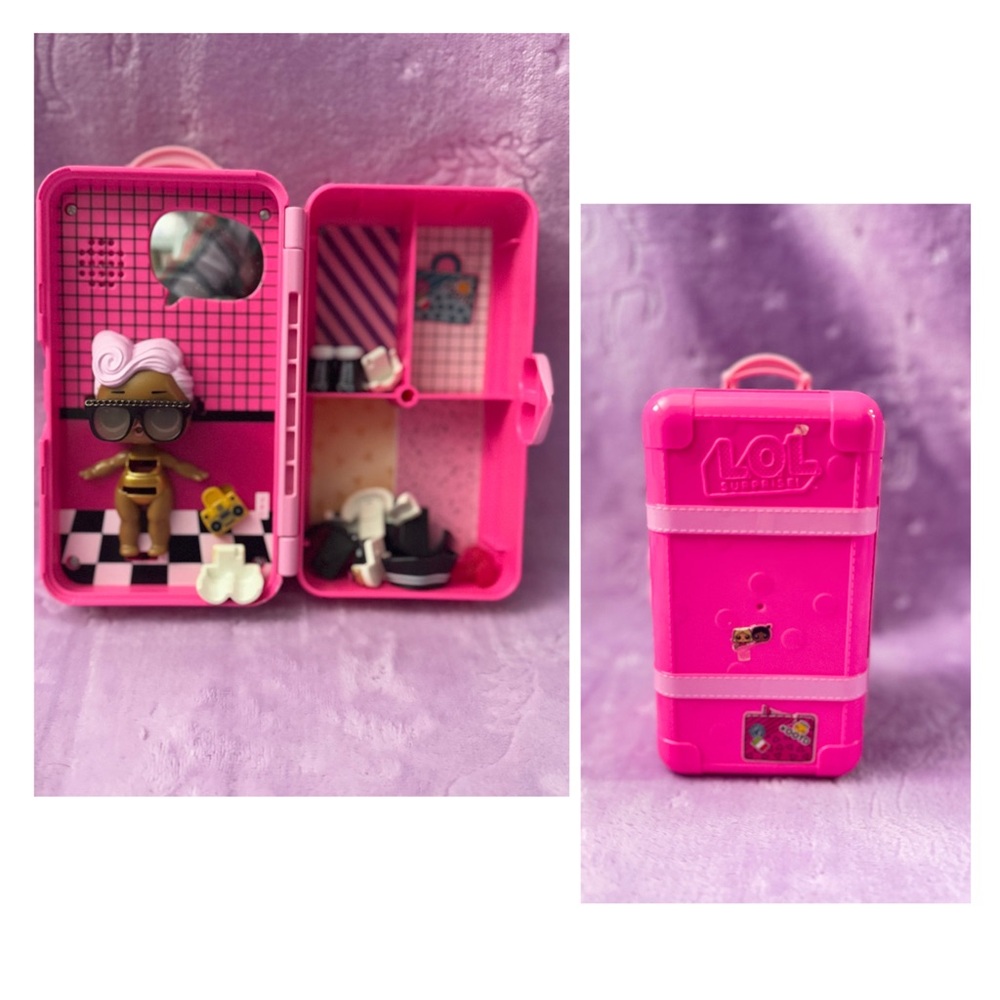 L.O.L. Surprise! Pink Doll Travel Set